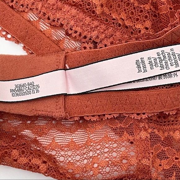 Victoria's Secret Lace Halter Bra Bralette - Picture 4 of 6